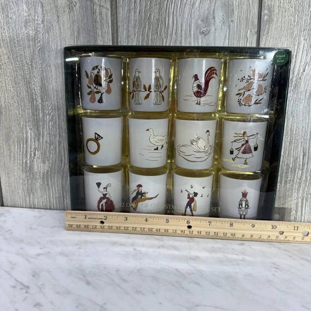 Target 12 Days of Christmas Vanilla Wishes Scented Candle Set 12pc Votive 2019